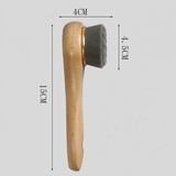 Bamboo Charcoal Facial Cleansing Brush – Long-Handled Beech Wood Face Scrubber with Soft Bristles for Deep Cleansing