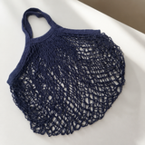 100% Cotton Handwoven Mesh Bag | Eco-Friendly Shopping Net Bag, Beach Fishing Tote