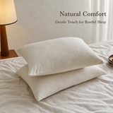 90% Cotton 10% Linen 4-Piece Bedding Set – Soft & Breathable – Fitted Sheet Style