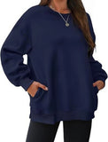 Custom Oversized Long Sleeve Top with Pockets – Personalized Logo & Design