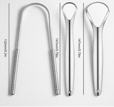 304 Stainless Steel Tongue Cleaner – Bad Breath Remover, Tongue Scraper for Oral Hygiene