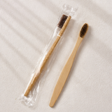 Disposable Bamboo Toothbrush – Eco-Friendly Soft Bristle Travel Toothbrush for Hotels, B&Bs, Guest Houses & Home Use