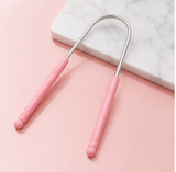 U-Shaped Tongue Scraper Stainless Steel Oral Cleaner Tongue Brush Bad Breath Remover