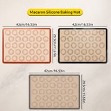 Silicone Macaron Mat – Non Stick Fiberglass Oven Liner with Ears for Bread Transfer