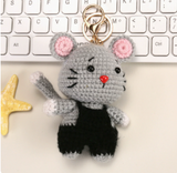 Handcrafted DIY Yarn Knitted Animal Doll Crochet Plush Toy Handmade Gift Decor
