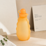 Silicone Baby Food Pouch Reusable Portable Milk Storage Bag Infant Feeding Squeeze Pouch for Baby Puree and Cereal
