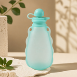 Silicone Baby Food Pouch Reusable Portable Milk Storage Bag Infant Feeding Squeeze Pouch for Baby Puree and Cereal