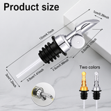 Stainless Steel Automatic Flip-Top Oil Spout | Olive Oil Dispenser Cap for Kitchen & Cocktail Bottles