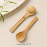 Natural Bamboo Spoon | Long Handle Soup Spoon, Coffee Mixing Spoon, Honey & Jam Serving Utensil