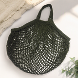 100% Cotton Handwoven Mesh Bag | Eco-Friendly Shopping Net Bag, Beach Fishing Tote