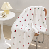 Soft Plush Throw Blanket for Couch, Office Nap, Air Conditioning