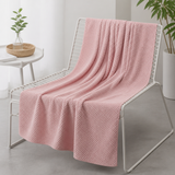 Extra Large Thick Pineapple Pattern Coral Velvet Bath Towel – Soft