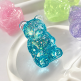 Bear Shape Squishy Stress Relief Toy – Slow Rebound, Glitter Filled, Fun Decompression Fidget Toy