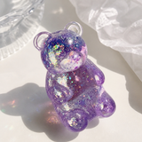 Bear Shape Squishy Stress Relief Toy – Slow Rebound, Glitter Filled, Fun Decompression Fidget Toy