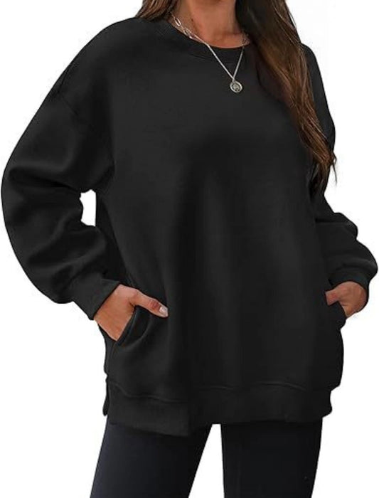Custom Oversized Long Sleeve Top with Pockets – Personalized Logo & Design