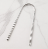 304 Stainless Steel Tongue Cleaner – Bad Breath Remover, Tongue Scraper for Oral Hygiene
