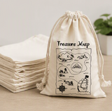 Adventure Print Drawstring Bag Multi-Purpose Storage Pouch