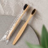 Disposable Bamboo Toothbrush – Eco-Friendly Soft Bristle Travel Toothbrush for Hotels, B&Bs, Guest Houses & Home Use