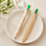 Disposable Bamboo Toothbrush – Eco-Friendly Soft Bristle Travel Toothbrush for Hotels, B&Bs, Guest Houses & Home Use