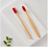 Disposable Bamboo Toothbrush – Eco-Friendly Soft Bristle Travel Toothbrush for Hotels, B&Bs, Guest Houses & Home Use