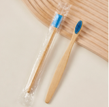 Disposable Bamboo Toothbrush – Eco-Friendly Soft Bristle Travel Toothbrush for Hotels, B&Bs, Guest Houses & Home Use