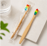 Disposable Bamboo Toothbrush – Eco-Friendly Soft Bristle Travel Toothbrush for Hotels, B&Bs, Guest Houses & Home Use