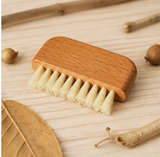 Solid Wood Pure Bristle Nail Brush Gap Cleaning Tool Hand Washing Nail Brush Surface Cleaner Stain Remover Manicure Brush