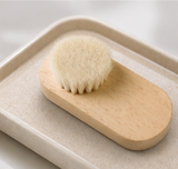 Baby Wool Brush Set Beech Wood Air Cushion Comb Massage Hair Brush Baby Bath Brush Baby Shampoo Brush