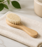 Baby Wool Brush Set Beech Wood Air Cushion Comb Massage Hair Brush Baby Bath Brush Baby Shampoo Brush