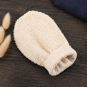 Exfoliating Bath Glove Mesh Soap Pouch Shower Scrubber Washcloth Body Scrub Bathing Face Cleansing Towel