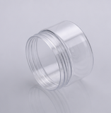 100ml PET Transparent Cream Jar – Empty Wide Mouth Cosmetic Container for Face Cream