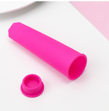 10 Colors Silicone Popsicle Molds with Lids Handheld DIY Ice Pop Maker for Freezer