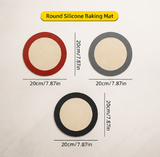 Silicone Macaron Mat – Non Stick Fiberglass Oven Liner with Ears for Bread Transfer