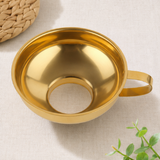 Stainless Steel Wide-Mouth Funnel Large Diameter Oil Funnel Sauce Ketchup Jam Filler Kitchen Tool