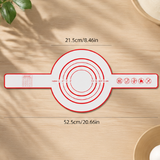 Silicone Macaron Mat – Non Stick Fiberglass Oven Liner with Ears for Bread Transfer