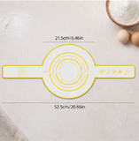 Silicone Macaron Mat – Non Stick Fiberglass Oven Liner with Ears for Bread Transfer