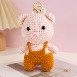 Handcrafted DIY Yarn Knitted Animal Doll Crochet Plush Toy Handmade Gift Decor