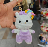 Handcrafted DIY Yarn Knitted Animal Doll Crochet Plush Toy Handmade Gift Decor