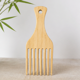 Solid Wood Hair Comb – Vintage Wide-Tooth Comb for Men’s Pompadour, Retro Hairstyle