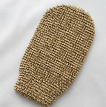 Natural Jute Hemp Bath Scrub Towel Body Exfoliating Washcloth Back Scrubber Dead Skin Remover