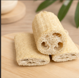 Natural Loofah Scouring Pad – Compressed Loofah Scrubber for Dish Washing