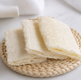 Natural Loofah Scouring Pad – Compressed Loofah Scrubber for Dish Washing